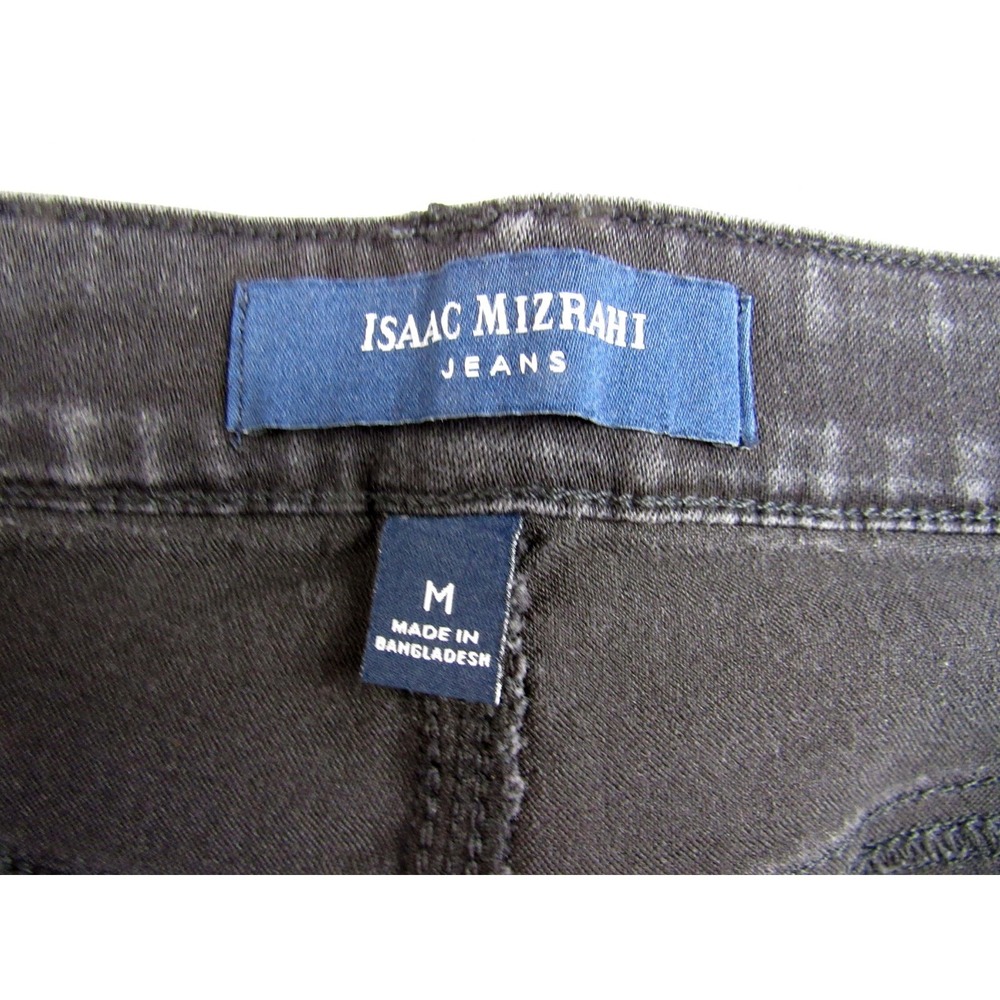 Isaac Mizrahi Jeans Skinny High Rise Black Women's Size M - Picture 5 of 6